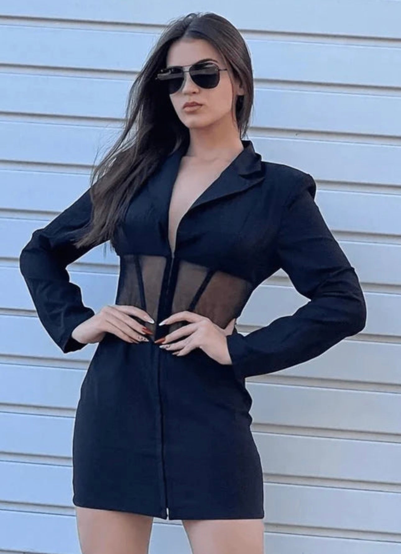 Classy blazer dress